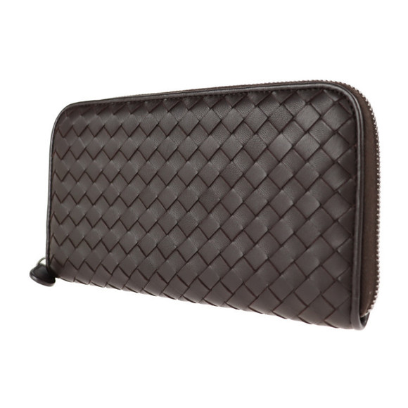Intrecciato Leather Long Wallet main image 0